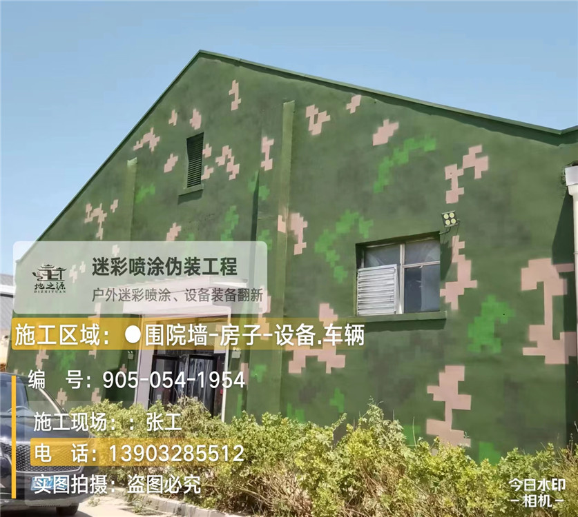 东丽外墙数码迷彩漆施工报价清单(100㎡标准墙面测算)